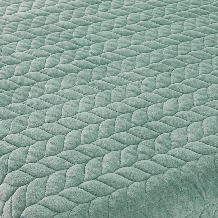 91家纺网 家纺一手货源 找家纺 莉迪娅 2026新款立体雕花牛奶绒床盖四件套-轻奢花语 轻奢花语-蔚蓝