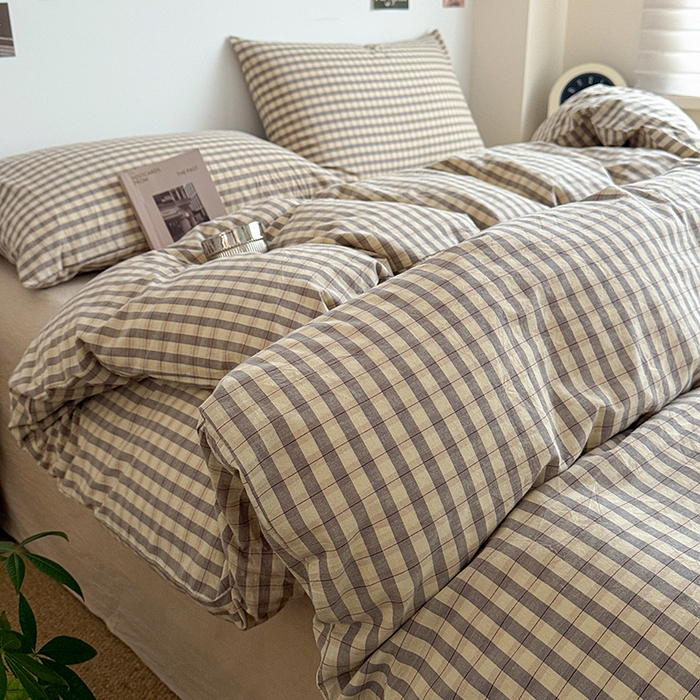 91家纺网 家纺一手货源 找家纺 （总）大柏树 2026新款全棉纯棉水洗棉四件套