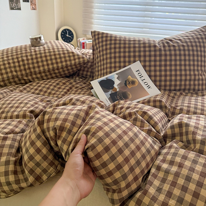 91家纺网 家纺一手货源 找家纺 （总）大柏树 2026新款全棉纯棉水洗棉四件套