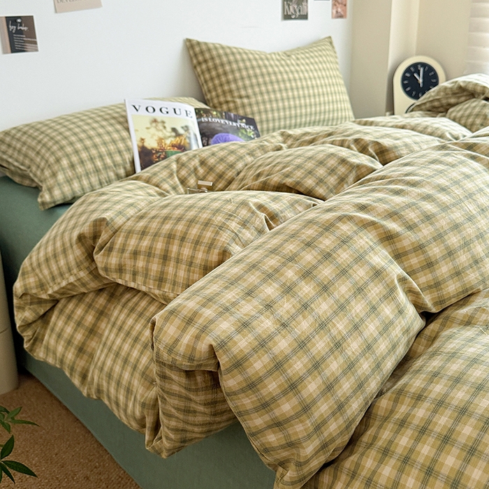 91家纺网 家纺一手货源 找家纺 （总）大柏树 2026新款全棉纯棉水洗棉四件套