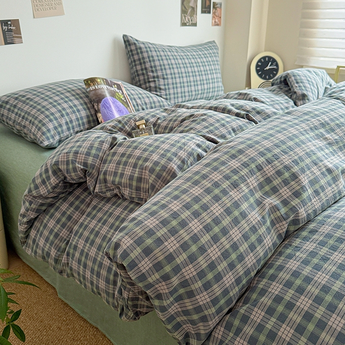 91家纺网 家纺一手货源 找家纺 （总）大柏树 2026新款全棉纯棉水洗棉四件套