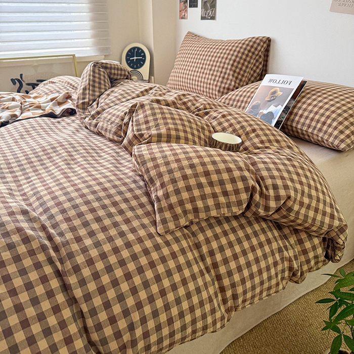 91家纺网 家纺一手货源 找家纺 （总）大柏树 2026新款全棉纯棉水洗棉四件套