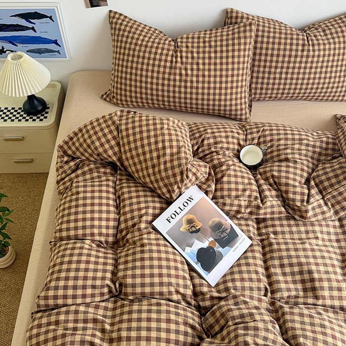 91家纺网 家纺一手货源 找家纺 （总）大柏树 2026新款全棉纯棉水洗棉四件套