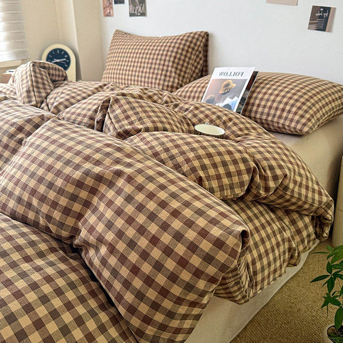 91家纺网 家纺一手货源 找家纺 （总）大柏树 2026新款全棉纯棉水洗棉四件套