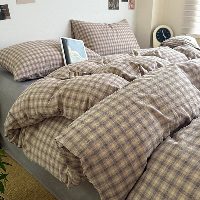 91家纺网 家纺一手货源 找家纺 （总）大柏树 2026新款全棉纯棉水洗棉四件套