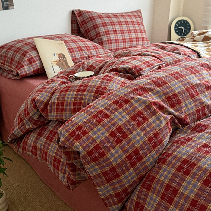 91家纺网 家纺一手货源 找家纺 （总）大柏树 2026新款全棉纯棉水洗棉四件套