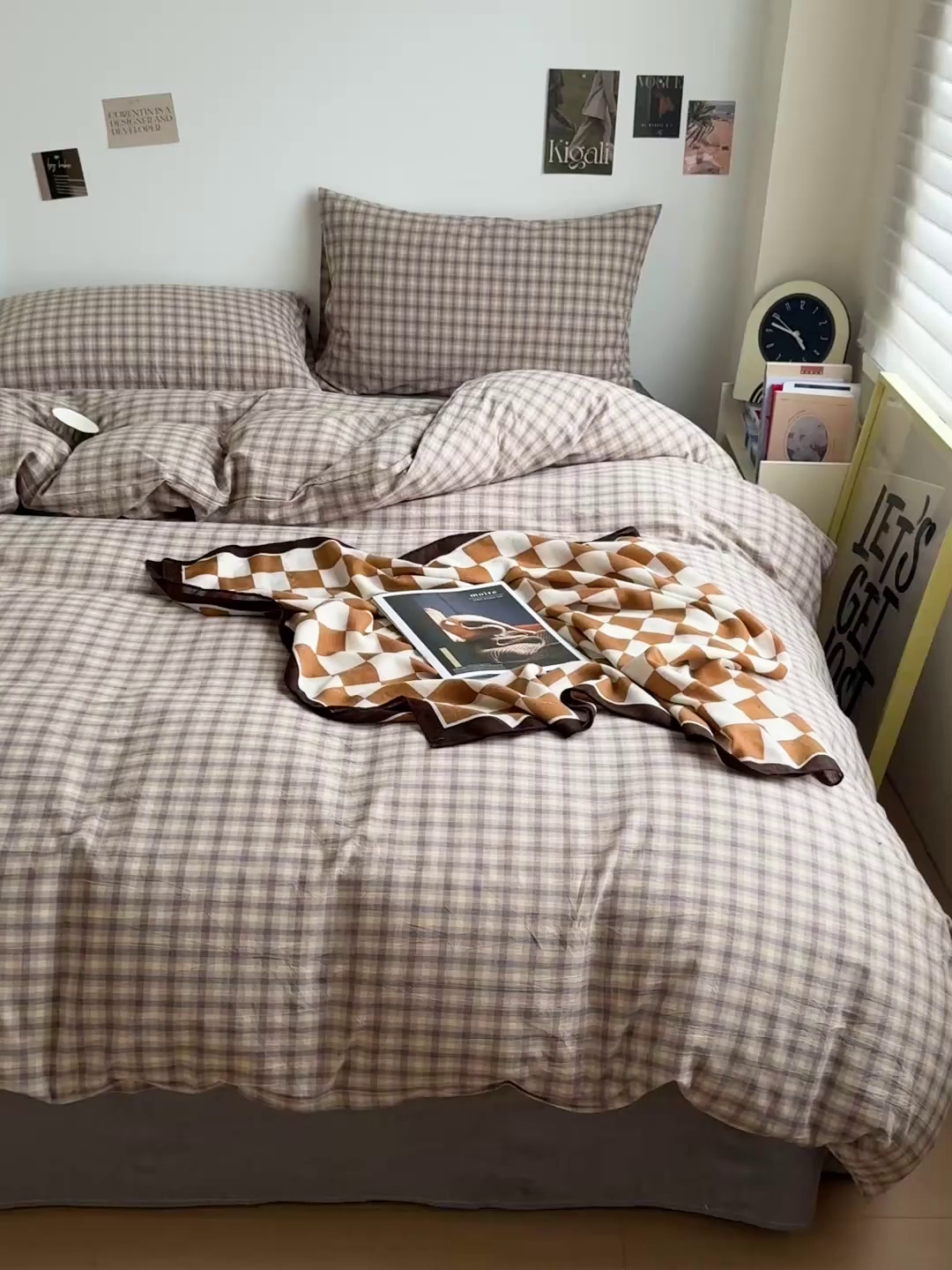 91家纺网 家纺一手货源 找家纺 大柏树 2026新款全棉纯棉水洗棉四件套 浣花灰