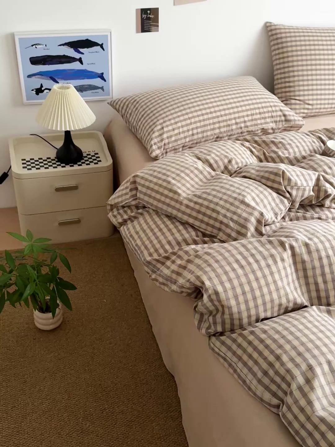 91家纺网 家纺一手货源 找家纺 大柏树 2026新款全棉纯棉水洗棉四件套 朵拉灰