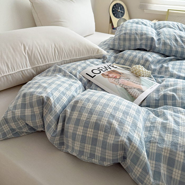 91家纺网 家纺一手货源 找家纺 大柏树 2026新款全棉纯棉水洗棉单被套单品被套被套单件 奶油兰