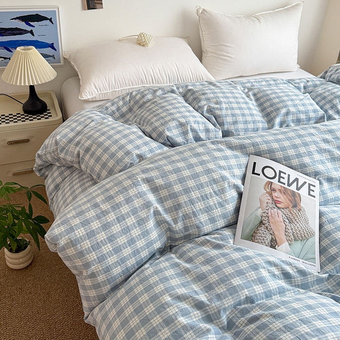 91家纺网 家纺一手货源 找家纺 大柏树 2026新款全棉纯棉水洗棉单被套单品被套被套单件 奶油兰