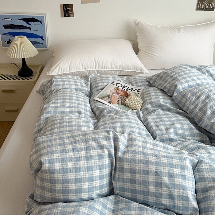 91家纺网 家纺一手货源 找家纺 大柏树 2026新款全棉纯棉水洗棉单被套单品被套被套单件 奶油兰