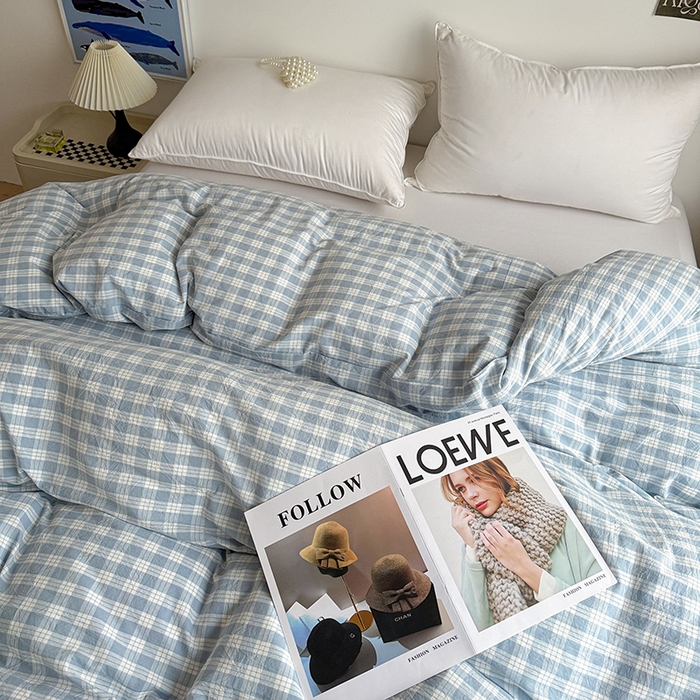 91家纺网 家纺一手货源 找家纺 大柏树 2026新款全棉纯棉水洗棉单被套单品被套被套单件 奶油兰