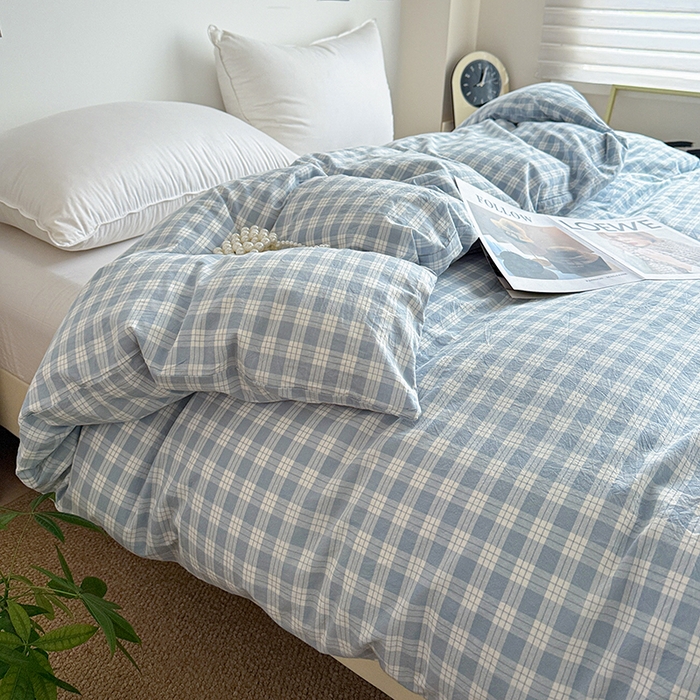 91家纺网 家纺一手货源 找家纺 大柏树 2026新款全棉纯棉水洗棉单被套单品被套被套单件 奶油兰