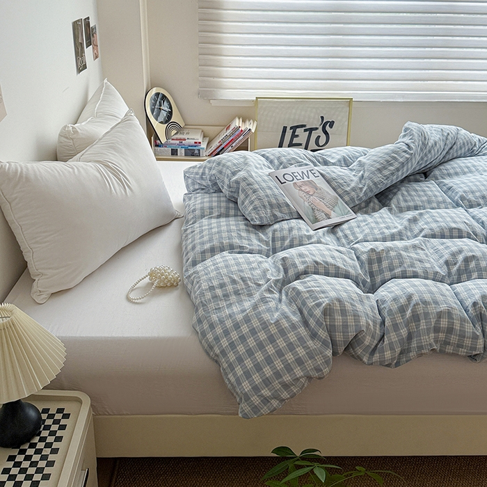 91家纺网 家纺一手货源 找家纺 大柏树 2026新款全棉纯棉水洗棉单被套单品被套被套单件 奶油兰