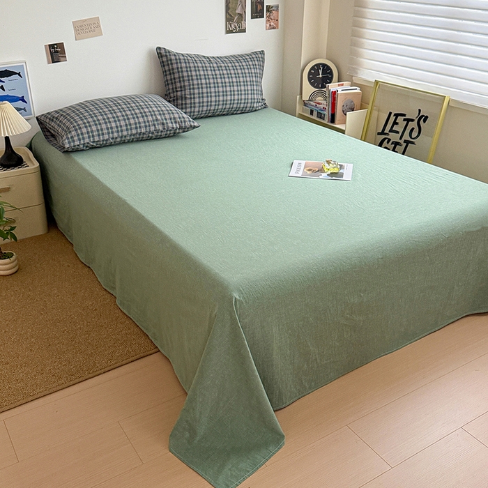 91家纺网 家纺一手货源 找家纺 （总）大柏树 2026新款全棉纯棉水洗棉单床单单品床单床单单件