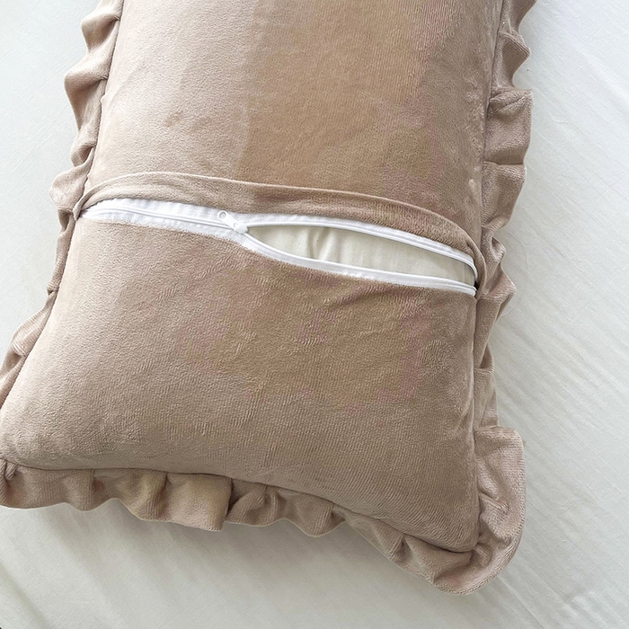 91家纺网 家纺一手货源 找家纺 莉迪娅 2026新款法兰绒花边枕套牛奶绒枕套韩版枕套 看星星