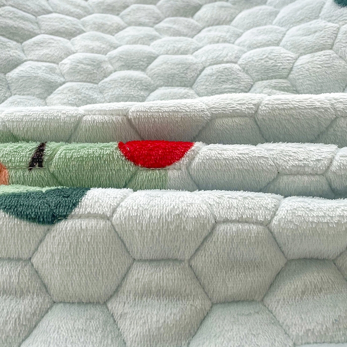 91家纺网 家纺一手货源 找家纺 莉迪娅 2026新款法兰绒花边枕套牛奶绒枕套韩版枕套 恐龙家园