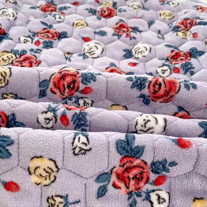 91家纺网 家纺一手货源 找家纺 莉迪娅 2026新款法兰绒花边枕套牛奶绒枕套韩版枕套 玫瑰园