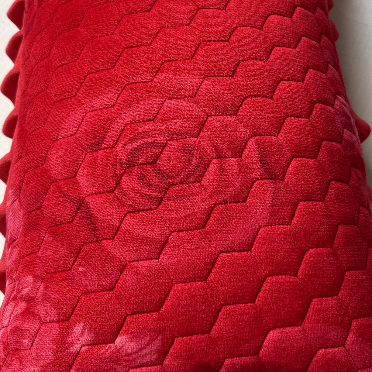 91家纺网 家纺一手货源 找家纺 莉迪娅 2026新款法兰绒花边枕套牛奶绒枕套韩版枕套 玫瑰红