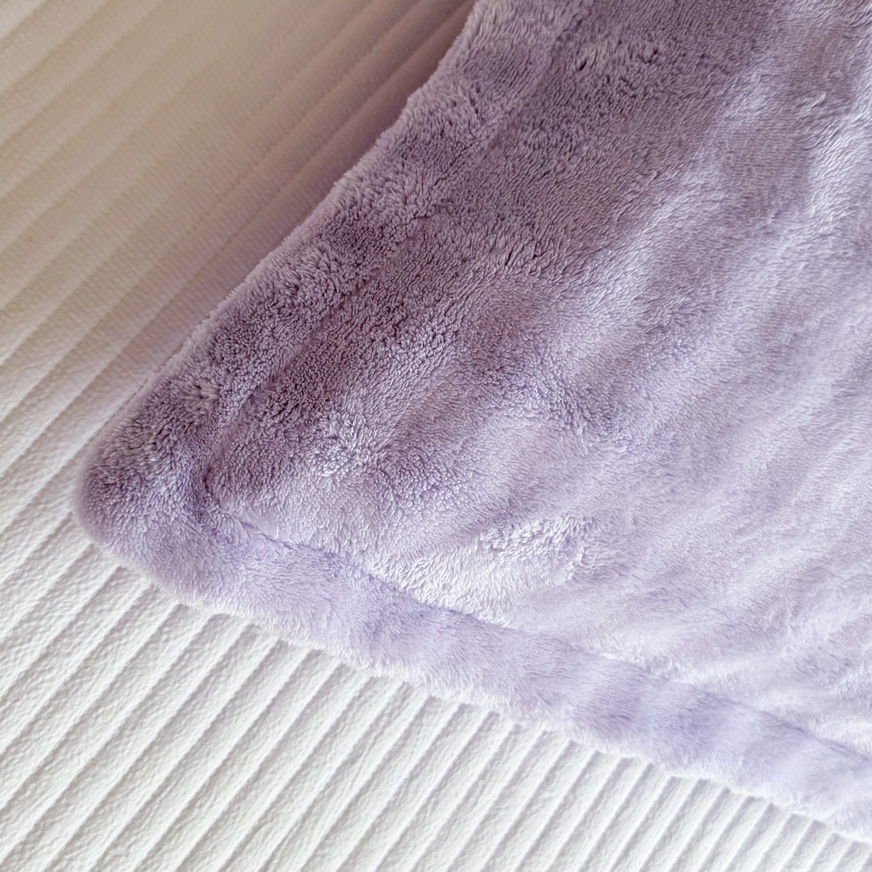 91家纺网 家纺一手货源 找家纺 莉迪娅 2026新款高克重牛奶绒纯色枕套 紫色