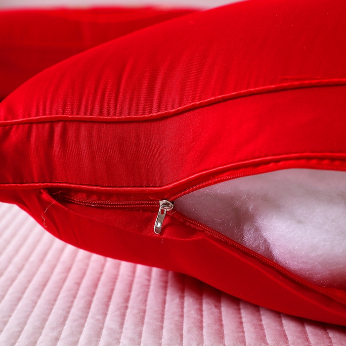 91家纺网 家纺一手货源 找家纺 （总）莉迪娅 2026新款大红枕头婚庆枕芯结婚婚礼喜庆枕头枕芯