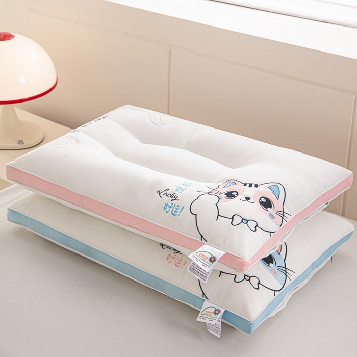 91家纺网 家纺一手货源 找家纺 莉迪娅 2026新款情侣枕头枕芯-招财猫系列 组合图