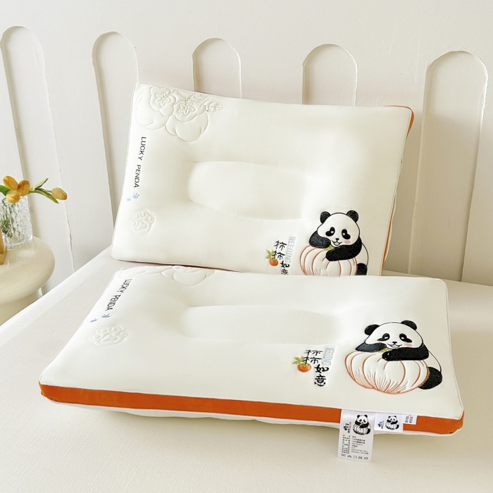 91家纺网 家纺一手货源 找家纺 （总）莉迪娅 2026新款柔软亲子舒睡枕枕头枕芯-柿柿如意