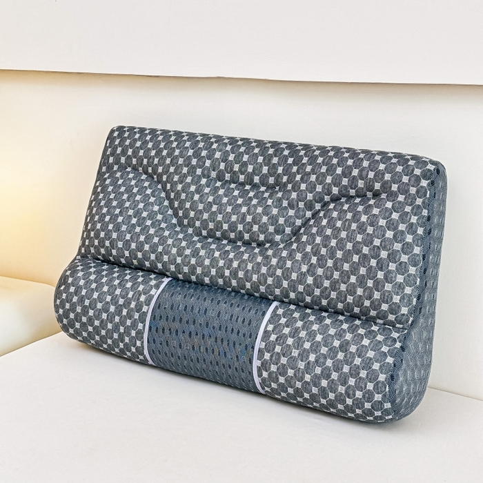 91家纺网 家纺一手货源 找家纺 （总）莉迪娅 2026新款升级款牵引枕头Spa水立方分区护颈枕头枕芯