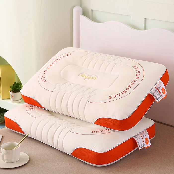 91家纺网 家纺一手货源 找家纺 （总）莉迪娅 2026新款立体零压刺绣按摩枕枕头枕芯