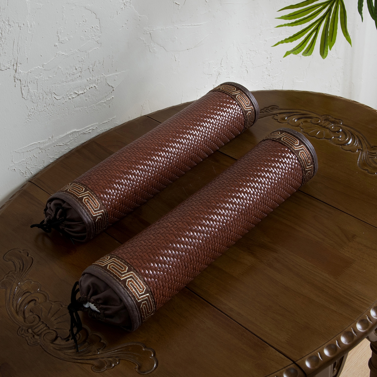 91家纺网 家纺一手货源 找家纺 （总）莉迪娅 2026新款pe藤圆柱颈椎枕 枕头枕芯