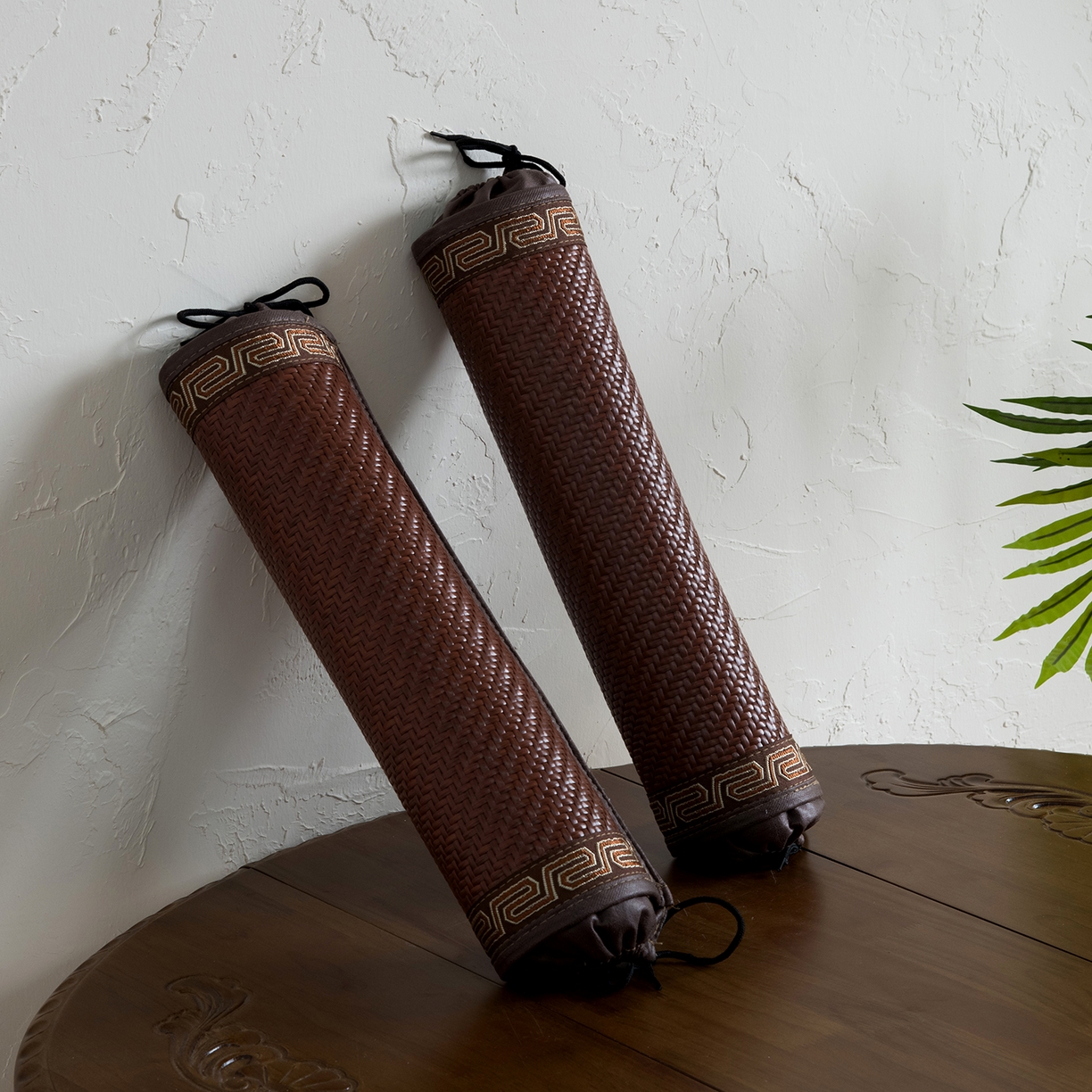 91家纺网 家纺一手货源 找家纺 （总）莉迪娅 2026新款pe藤圆柱颈椎枕 枕头枕芯