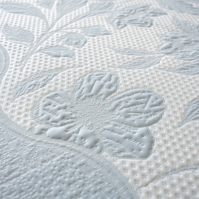 91家纺网 家纺一手货源 找家纺 金绣美居 2026新款PE高分子复合凉感席双面提床裙款凉席三件套-忆江南 忆江南-水蓝