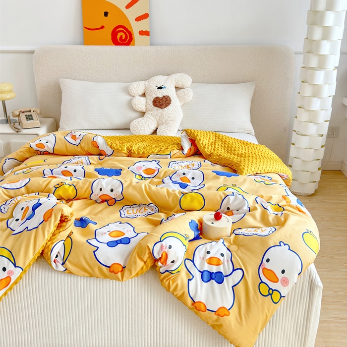 91家纺网 家纺一手货源 找家纺 （总）赛琳 2026新款豆豆春秋被被子被芯