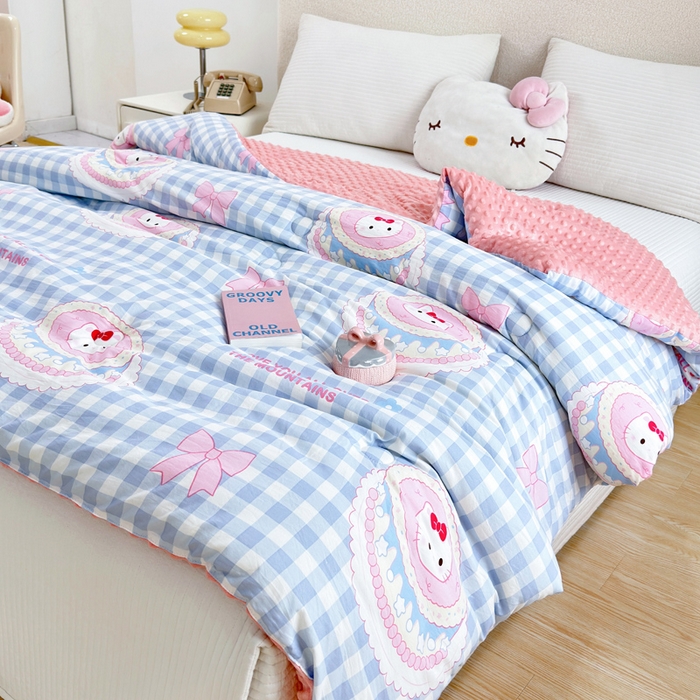 91家纺网 家纺一手货源 找家纺 （总）赛琳 2026新款豆豆春秋被被子被芯