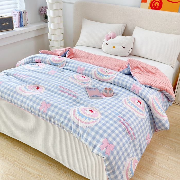 91家纺网 家纺一手货源 找家纺 （总）赛琳 2026新款豆豆春秋被被子被芯