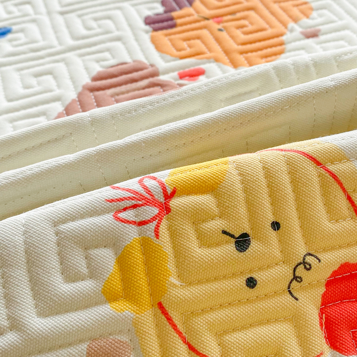 91家纺网 家纺一手货源 找家纺 首爱家纺 2026新款老粗布床盖床垫学生床 床盖 bear熊