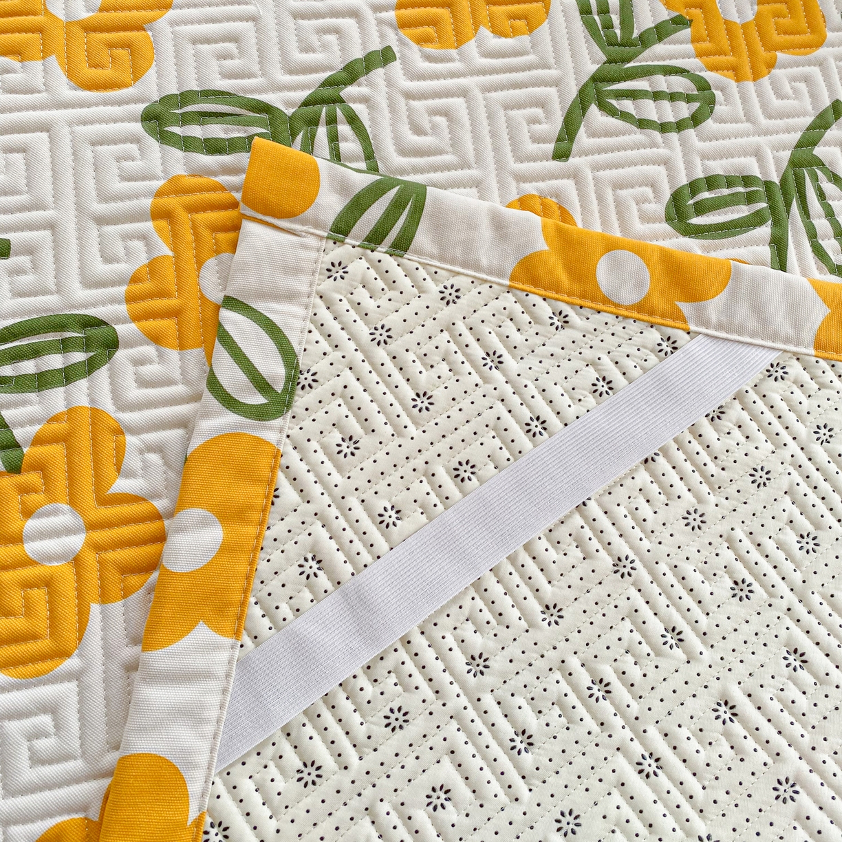 91家纺网 家纺一手货源 找家纺 首爱家纺 2026新款老粗布床盖床垫学生床 床盖 花颜