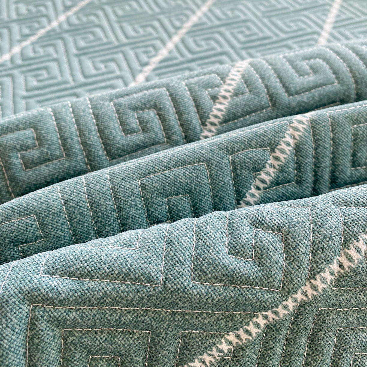 91家纺网 家纺一手货源 找家纺 首爱家纺 2026新款老粗布床盖床垫学生床 床盖 初见