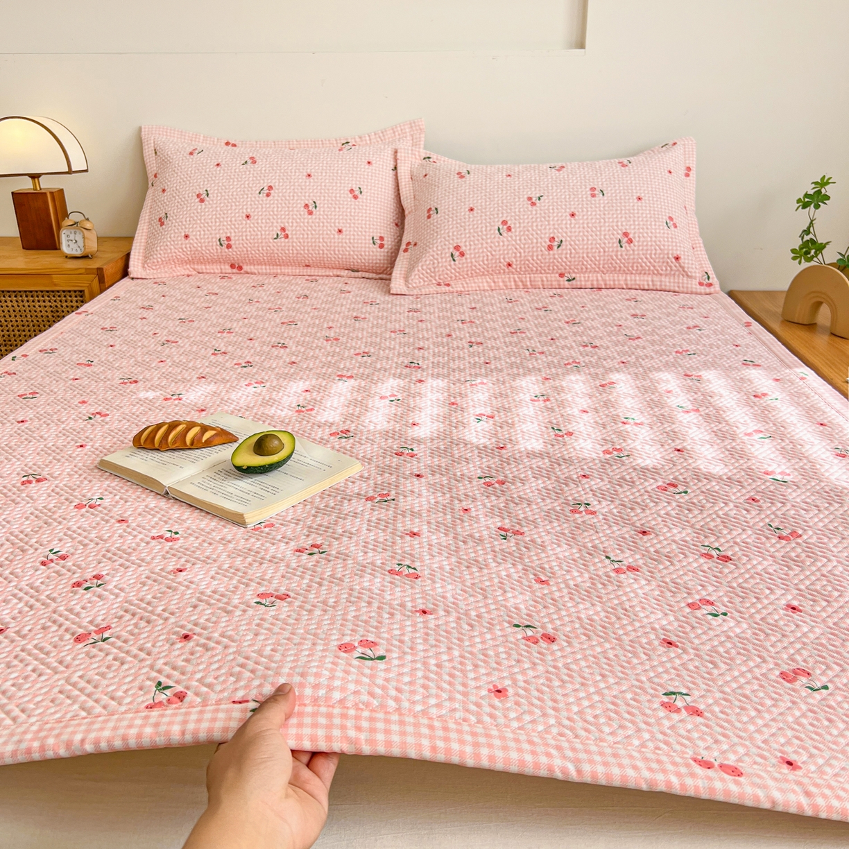 91家纺网 家纺一手货源 找家纺 （总）首爱家纺 2026新款老粗布床盖床垫大床