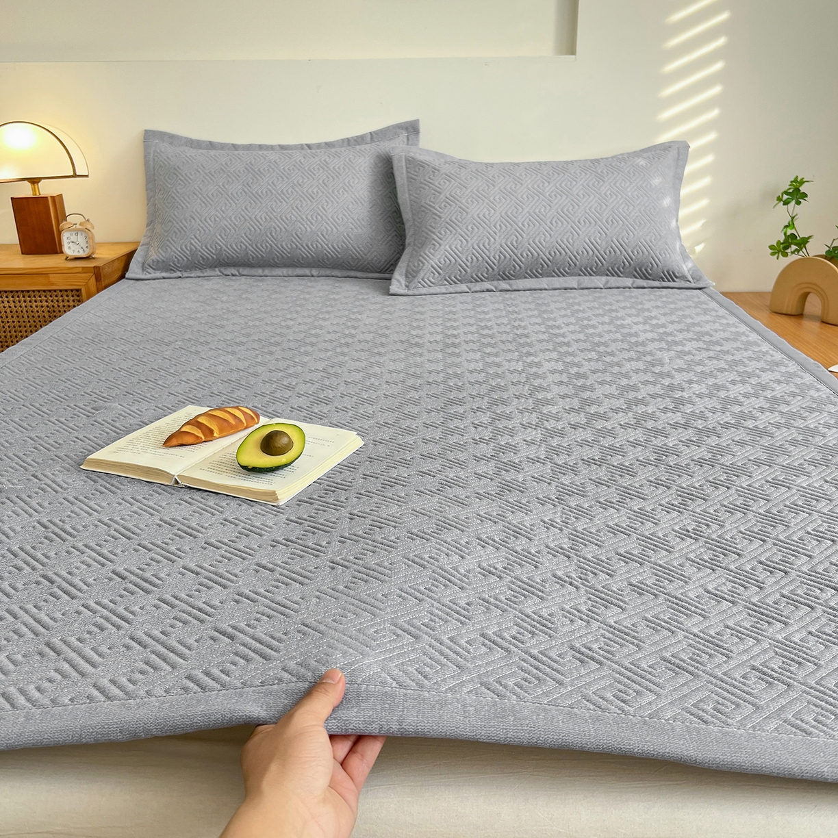 91家纺网 家纺一手货源 找家纺 （总）首爱家纺 2026新款老粗布床盖床垫大床