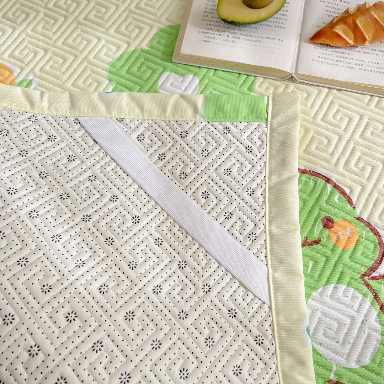 91家纺网 家纺一手货源 找家纺 首爱家纺 2026新款老粗布床盖床垫大床 床盖 兮心