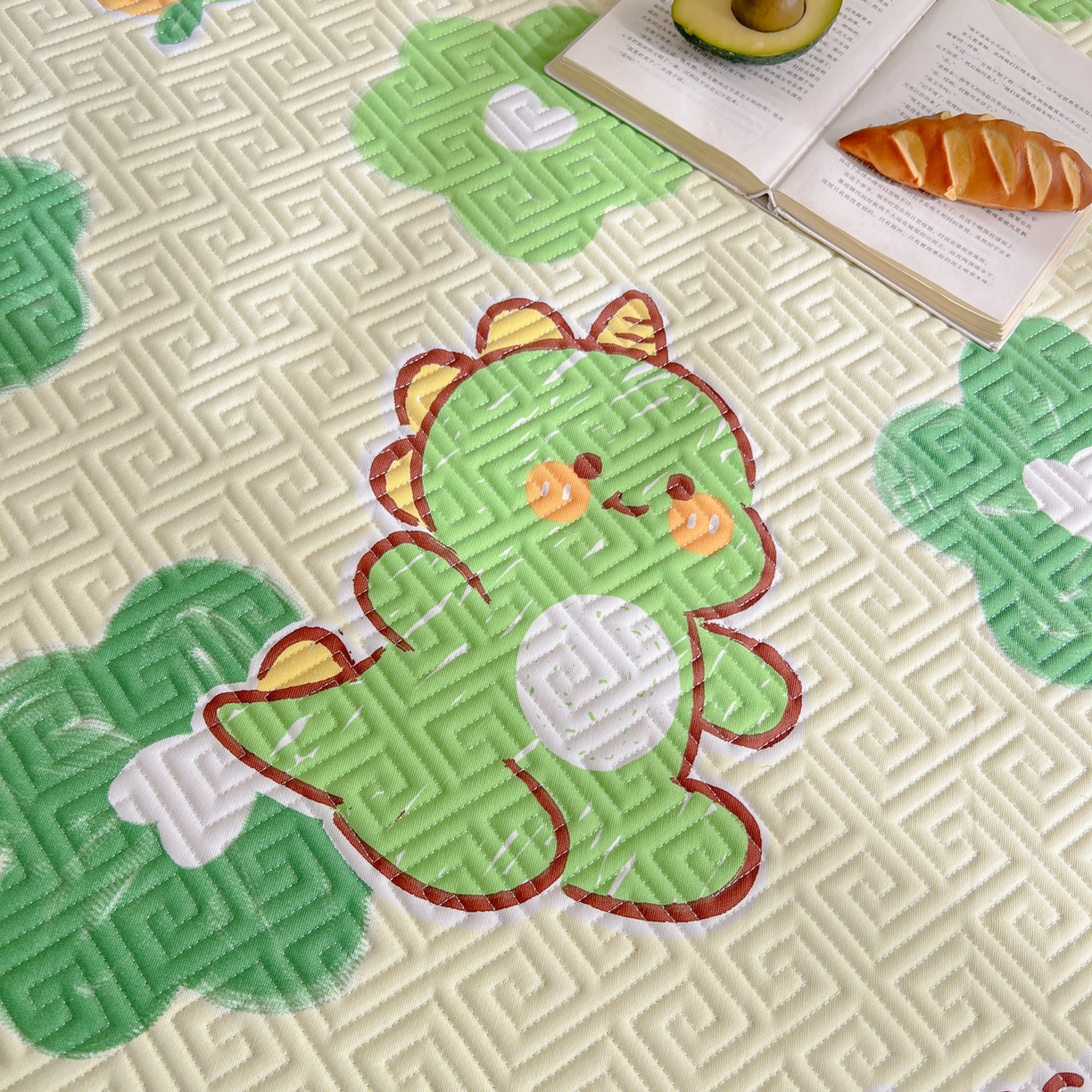 91家纺网 家纺一手货源 找家纺 首爱家纺 2026新款老粗布床盖床垫大床 床盖 兮心