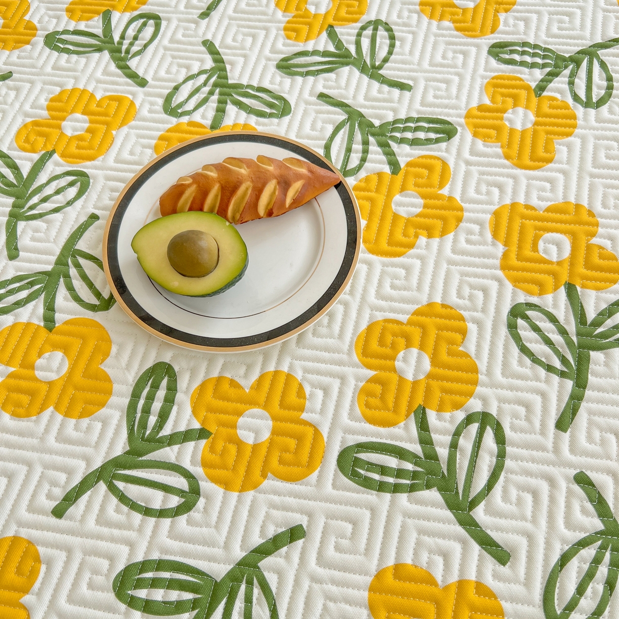 91家纺网 家纺一手货源 找家纺 首爱家纺 2026新款老粗布床盖床垫大床 床盖 花颜