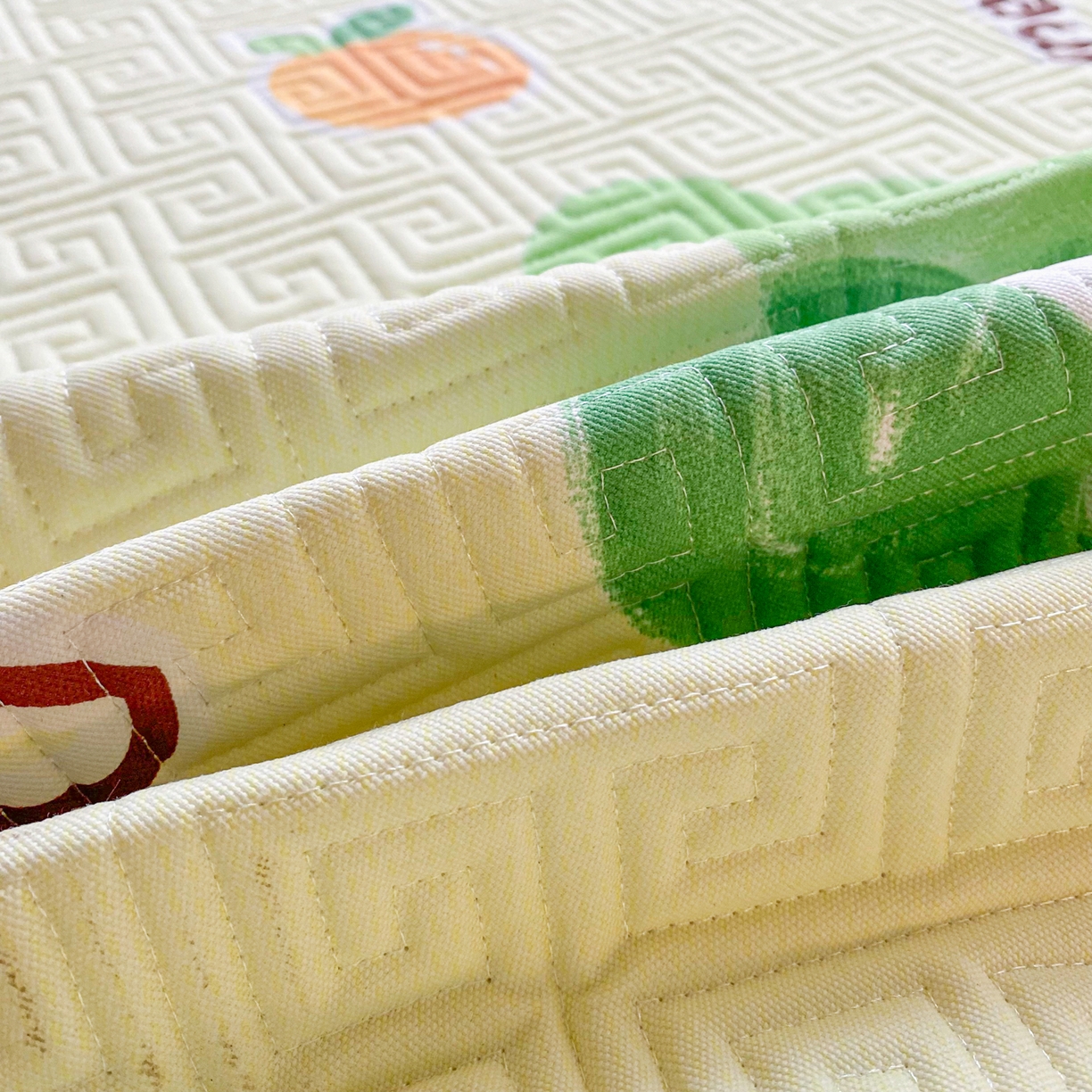 91家纺网 家纺一手货源 找家纺 棉乐町家居 2026新款老粗布床盖床垫学生床 床盖 兮心