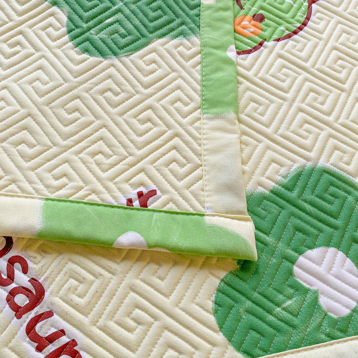 91家纺网 家纺一手货源 找家纺 棉乐町家居 2026新款老粗布床盖床垫学生床 床盖 兮心