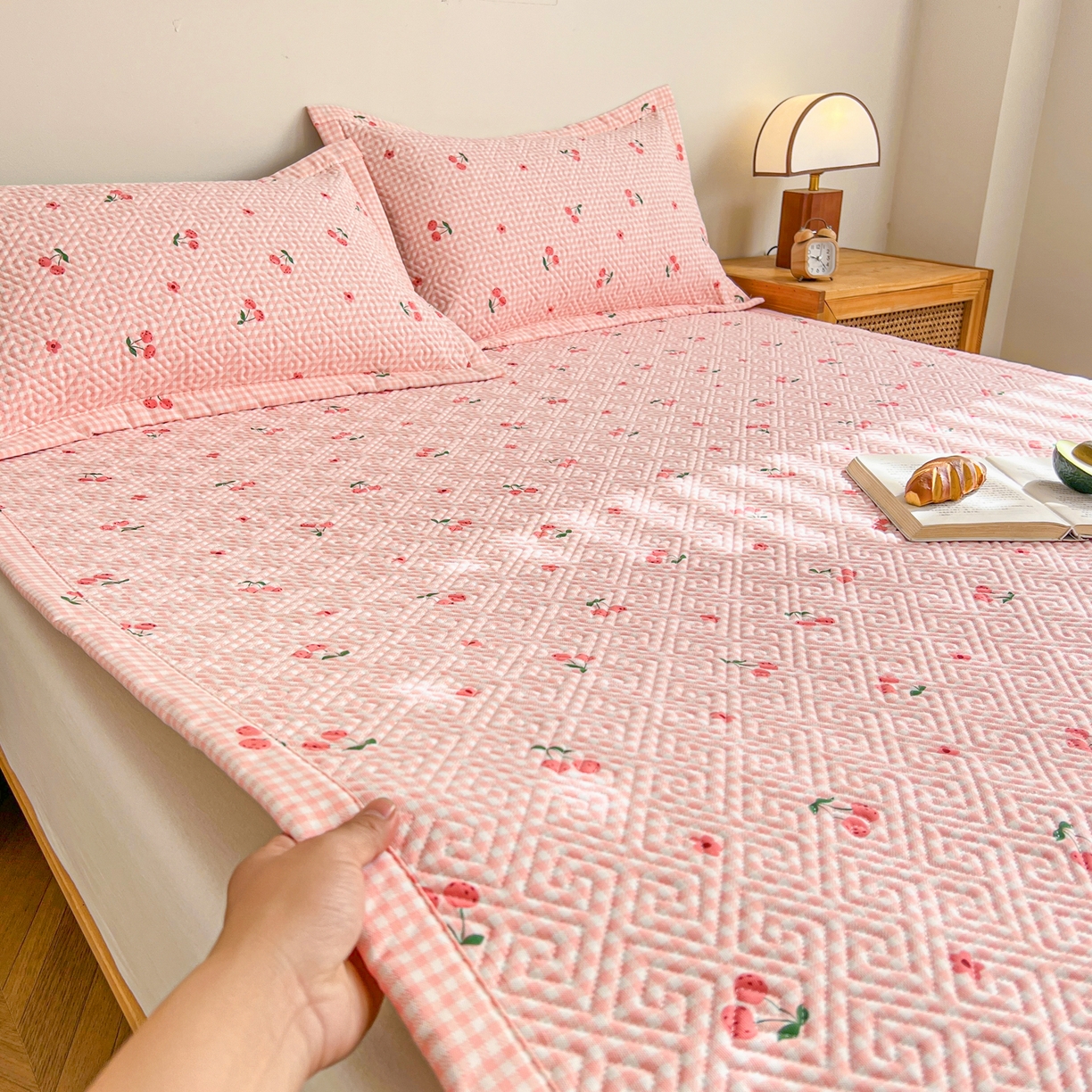 91家纺网 家纺一手货源 找家纺 （总）棉乐町家居 2026新款老粗布床盖床垫大床