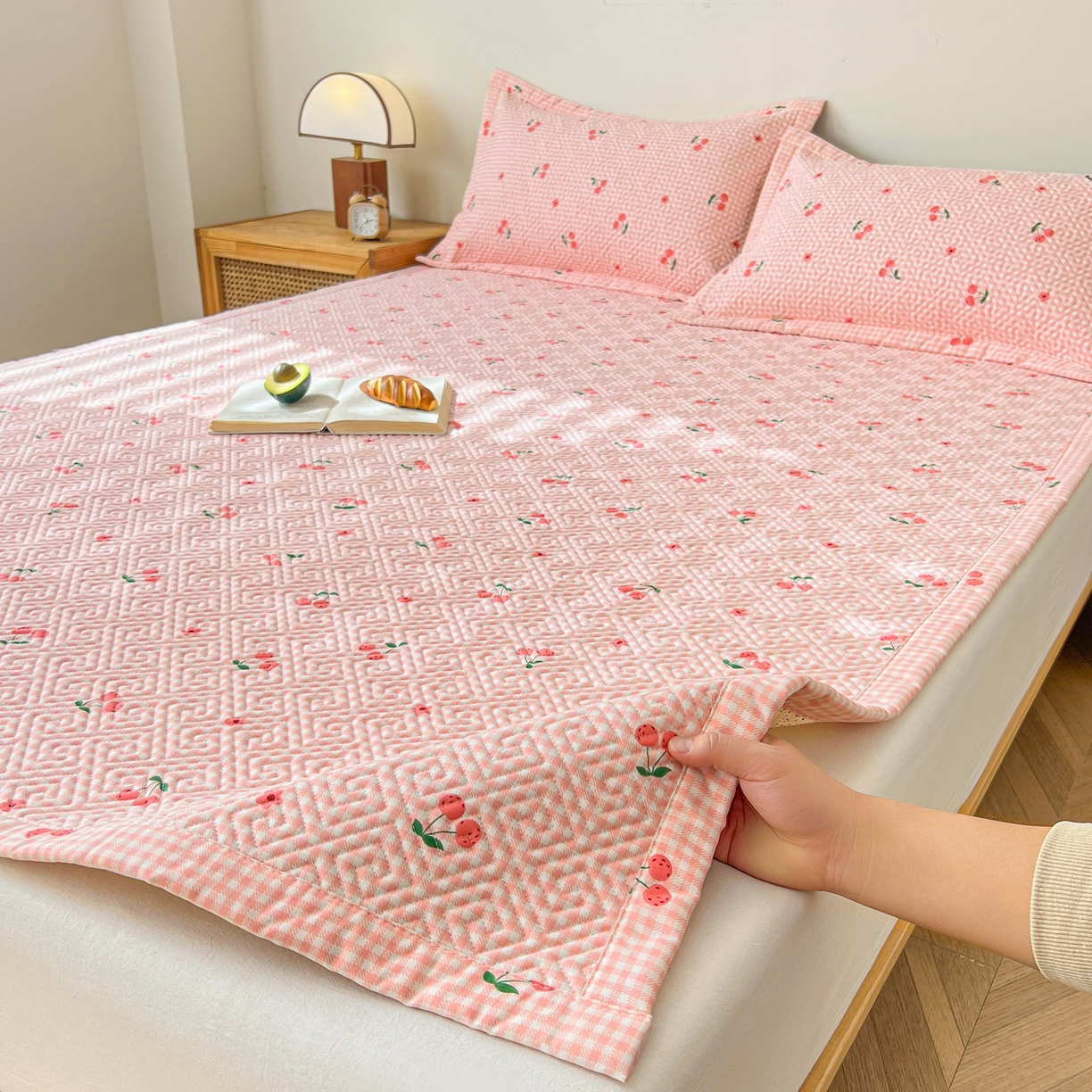 91家纺网 家纺一手货源 找家纺 （总）棉乐町家居 2026新款老粗布床盖床垫大床