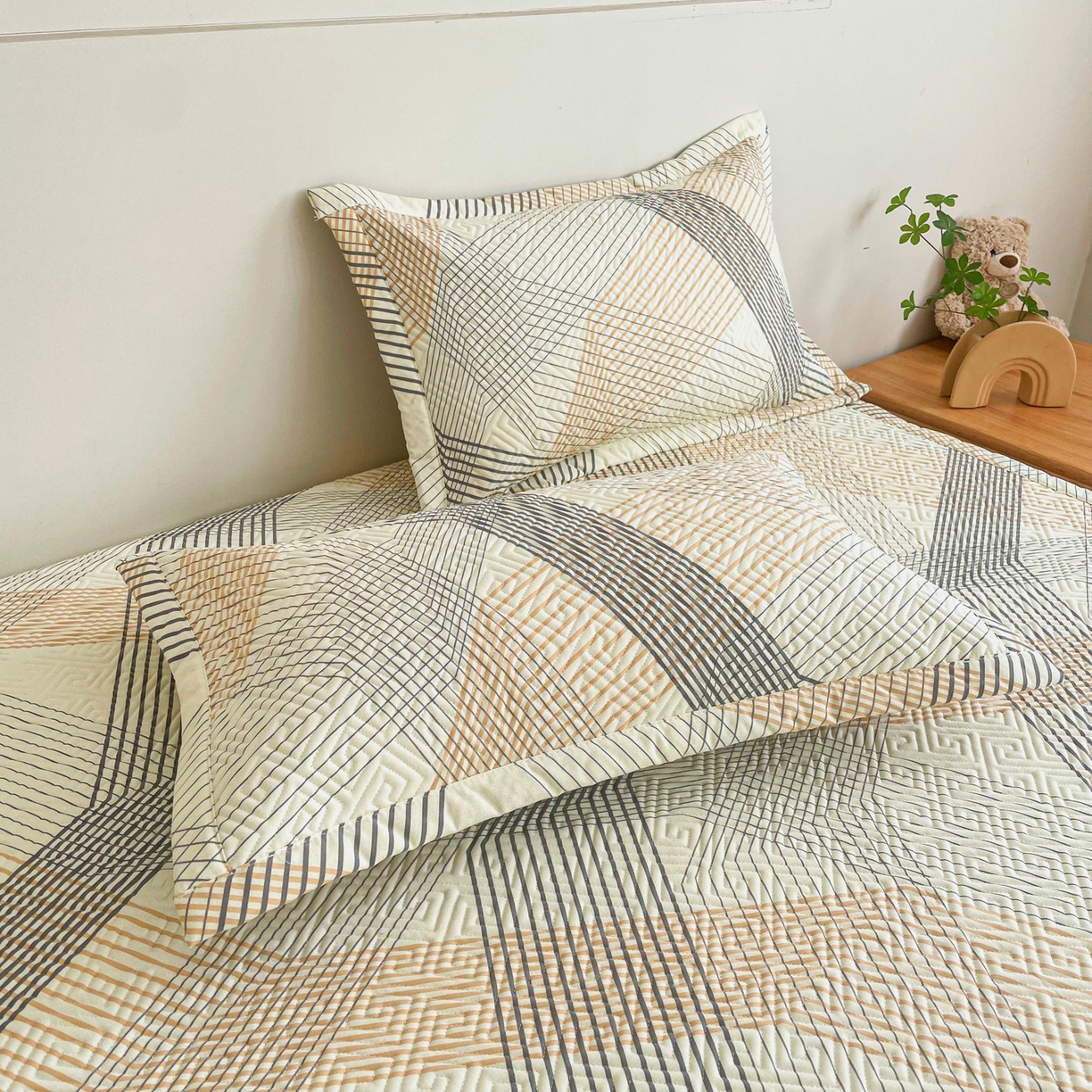 91家纺网 家纺一手货源 找家纺 棉乐町家居 2026新款老粗布床盖床垫大床 床盖 艾米