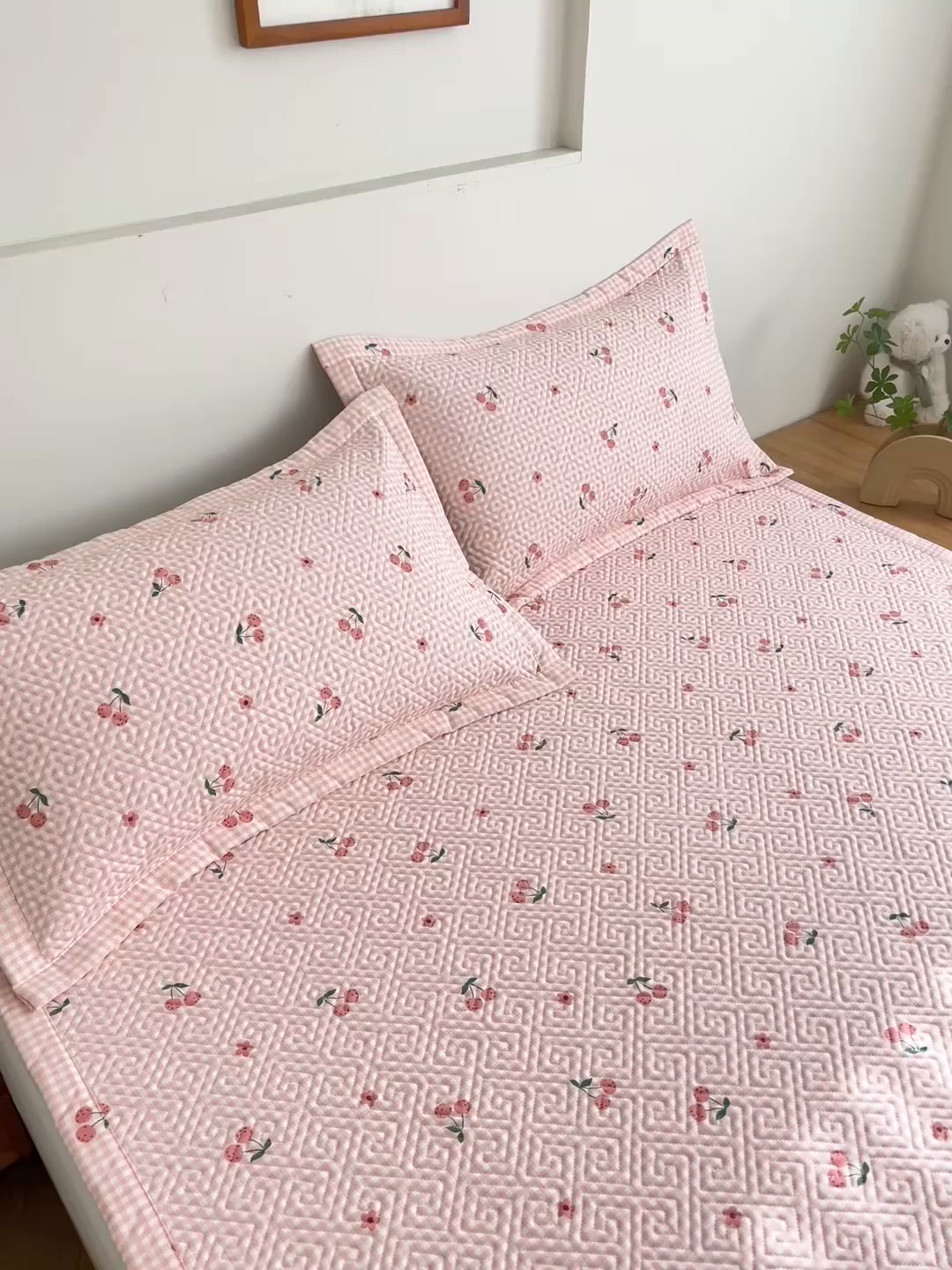 91家纺网 家纺一手货源 找家纺 （总）棉乐町家居 2026新款老粗布床盖床垫大床