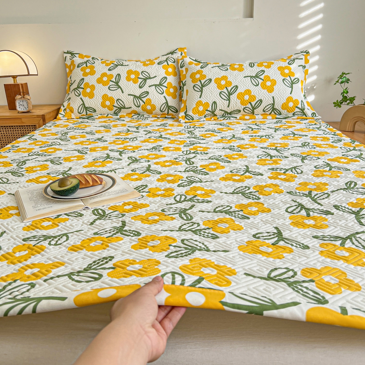 91家纺网 家纺一手货源 找家纺 （总）棉乐町家居 2026新款老粗布床盖床垫大床